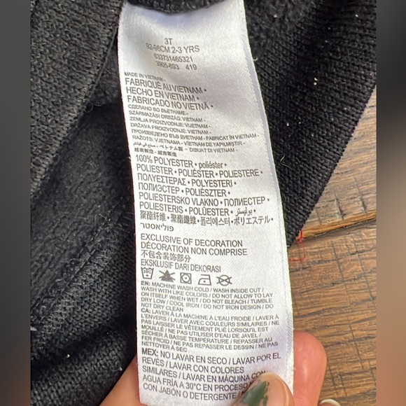 Hurley fur lined hoodie boys size 3T 1 of 2 - Picture 4 of 5